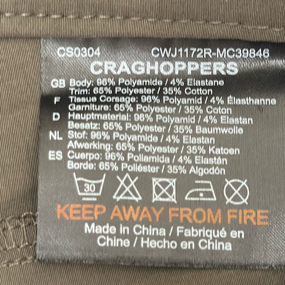 Craghoppers ADVENTURE TROUSER - Mid Khaki - Picture 8 of 15